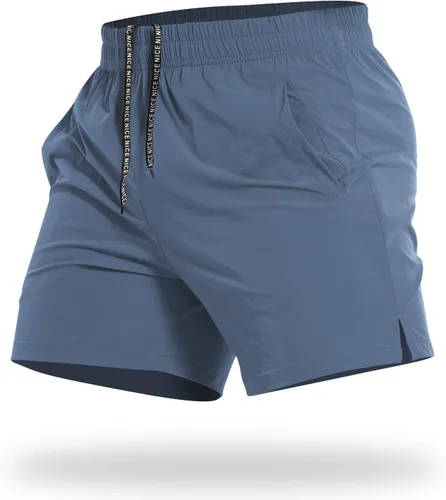 Vista 10 de CANGHPGIN Pantalones cortos deportivos de entrenamiento para hombre de 7 pulgadas / 5 pulgadas, de secado rápido, pantalones cortos de correr
