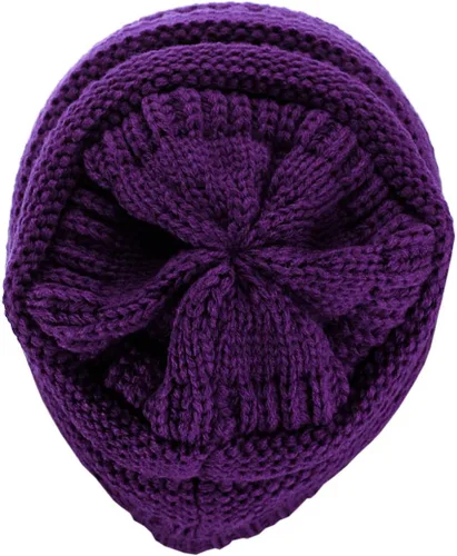 Vista 344 de C.C Trendy Warm Chunky Soft Stretch Cable Knit Beanie