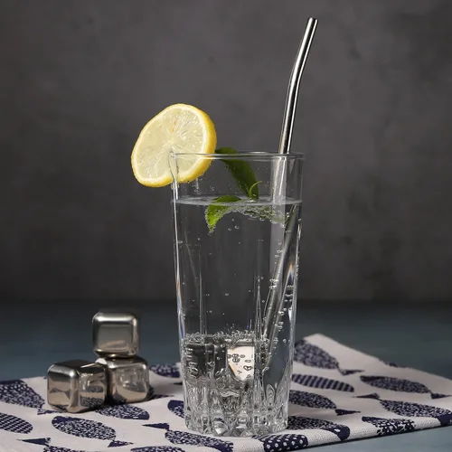 Vista 7 de Cucharas de té helado largas de acero inoxidable, cucharas de barra de pajilla, mango con pajita para mezclar, revolver, beber (S-10)