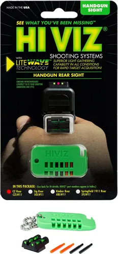 Vista 5 de HiViz CZ Lite Wave - Pistola de visión trasera, verde, rojo, negro, talla única