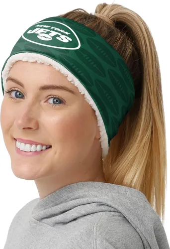 Vista 123 de FOCO Diadema de moda para mujer con logotipo de equipo de la NFL Gradiente impreso.