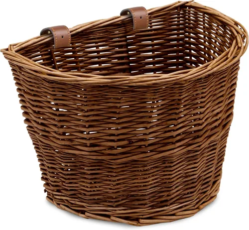 Vista 9 de ProSource Bicycle Front Basket for All Ages, Detachable Bike Basket with Adjustable Straps, Fits Most Bikes, 15LB Capacity