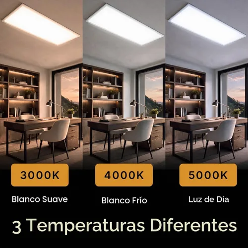 Vista 4 de Panel de Luz de Techo de Montaje en Superficie Ultralux de 1x4 pies – Delgado, Iluminado por los Bordes, Panel Plano de Montaje al Ras para Cocina