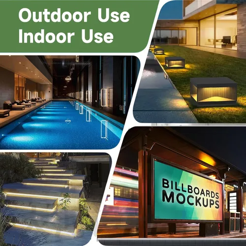 Vista 6 de Transformador LED impermeable IP67 de 12 V 60 W, fuente de alimentación de bajo voltaje con enchufe de 3 clavijas para cualquier luz LED al aire