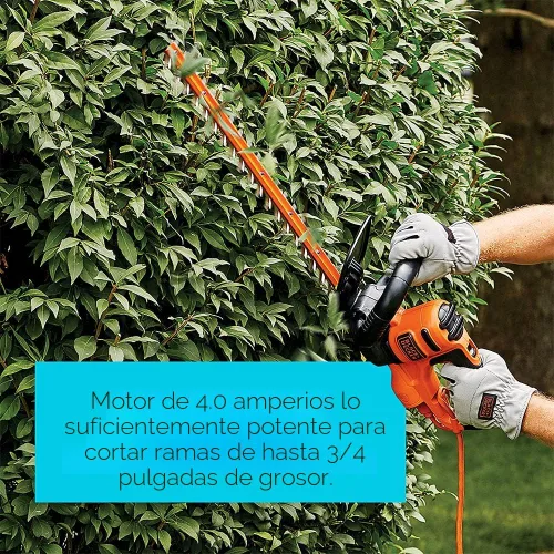Vista 4 de BLACK+DECKER BEHT350FF - Cortasetos eléctrico de 22 pulgadas