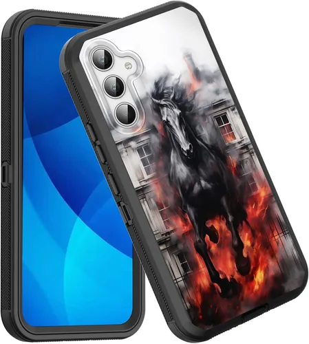 Vista 8 de Funda para Galaxy A14 5G, a prueba de golpes, 3 capas, protección de cuerpo completo, resistente, de alto impacto, para Samsung Galaxy A14 5G de 6.6