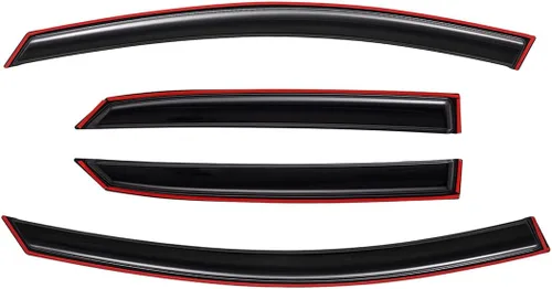 Vista 3 de Lightronic Visera de Ventana de Ventilación Automática con Clip en Canal Extra Duradera, Compatible con Chevrolet Impala 2014-2020