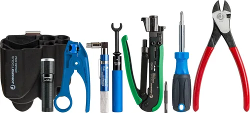 Vista 8 de Jonard Tools TK-82 Kit de herramientas COAX - Kit de herramientas de red de cable coaxial de 8 piezas con pelacables coaxiales RG59 / RG6 / RG7