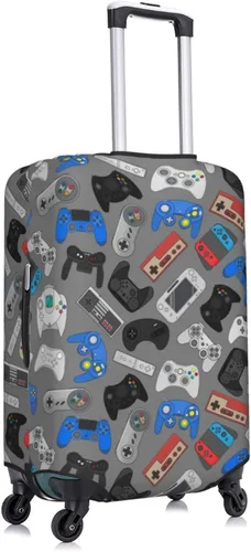 Vista 2 de Futterya Funda para equipaje de viaje, protector de maleta marina con estrellas de mar de verano, fundas de equipaje lavables, driver de videojuegos