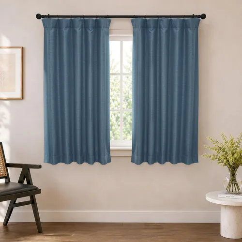 Vista 33 de HPD Half Price Drapes Bellino - Cortinas de oscurecimiento de habitación de 63 pulgadas de largo, para dormitorio y sala de estar (1 panel), 50
