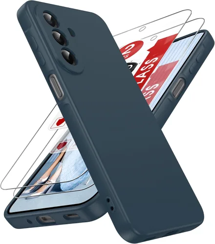 Vista 82 de LeYi Funda para Motorola Moto G Play 4G 2024: Funda para Moto G Play 4G 2024 con funda delgada y antiarañazos, silicona líquida a prueba de golpes