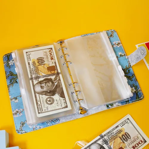 Vista 9 de LIZIMANDU Sobres de efectivo para presupuestos, carpeta de presupuesto con 12 planificadores de presupuesto con sobres de efectivo, organizador