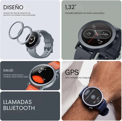 Vista 3 de CMF Watch Pro 2 Smartwatch for Men Women, Fitness Tracker with Heart Rate, SPO₂ Monitoring,120 Sports Model, Bluetooth Calls with AI Noise