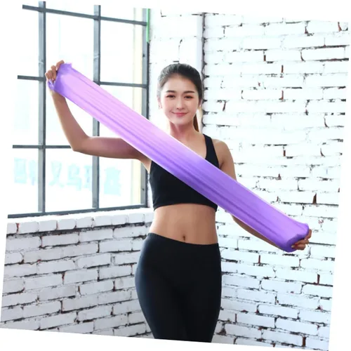 Vista 3 de Yardwe Cinturón de estiramiento para ejercicio, 8 unidades, para entrenamiento, yoga, bandas de resistencia, deportes, fitness, elástico