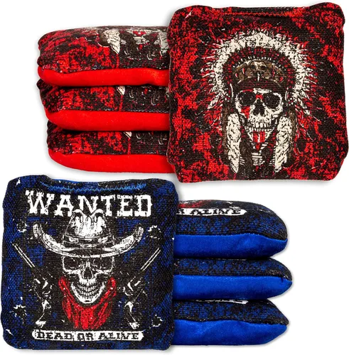 Vista 25 de Play Platoon Tournament Series Bolsas de Cornhole - Bolsas de Estilo Profesional de Doble Cara con Lado Resbaladizo y Pegajoso - Juego de 8