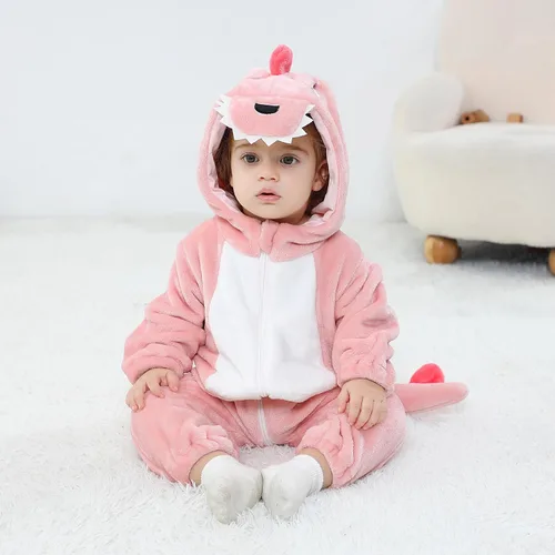 Vista 8 de TONWHAR Disfraz unisex para bebé, traje de animal para niños pequeños y niños