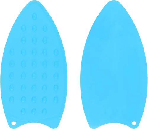 Vista 10 de HARFINGTON 2 almohadillas de silicona para planchar multiusos, resistente al calor, placa de descanso de hierro para tabla de planchar, resistente