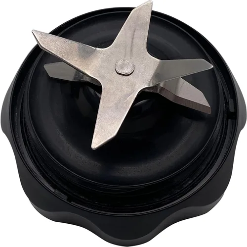 Vista 5 de Mezclador de repuesto con cuchilla extractora de fácil giro con taza de 18/24 onzas con tapa para llevar, compatible con NutriBullet Blender Combo