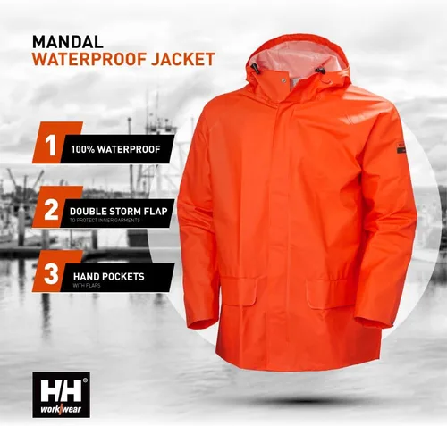 Vista 8 de Chamarra de lluvia Helly Hansen, para hombre