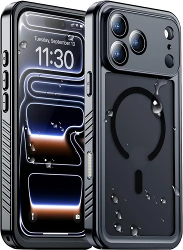 Vista 48 de Funda impermeable para iPhone 12, impermeable, antideslizante, a prueba de golpes, para iPhone 12, color negro