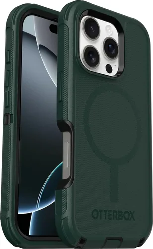 Vista 46 de OtterBox - Funda para iPhone 16, serie Defender, color azul (Baby Blue Jeans)