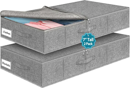 Vista 13 de Perfil bajo de 4.5 pulgadas, almacenamiento debajo de la cama