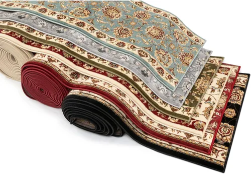 Vista 4 de Well Woven alfombra para pasillos de tamaño personalizable, elige el tamaño que quieras, Sultan Sarouk, oriental, estilo persa tradicional, de 27
