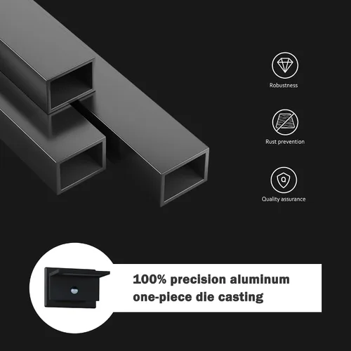 Vista 5 de Lámpara de pared para exteriores, sensor de movimiento, lámpara LED de montaje en pared, moderna lámpara de iluminación exterior de aluminio
