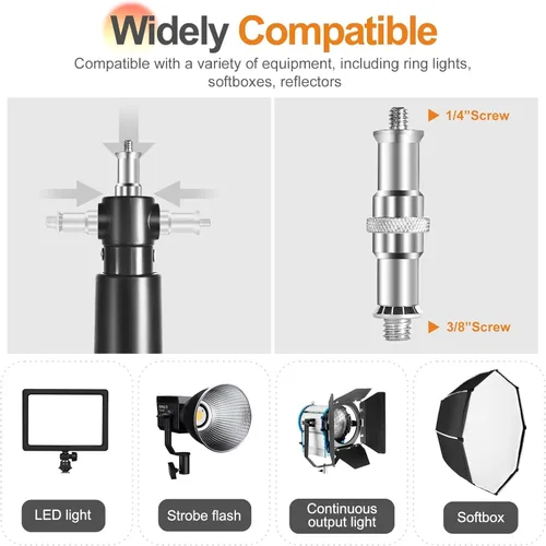 Vista 5 de [Usado] Anillo de luz de montaje en pared: 41.7 pulgadas/41.7 in, brazo triangular ajustable de montaje en pared con rotación flexible de 180°