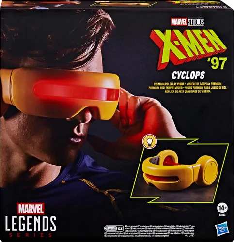 Vista 16 de Marvel Legends Series X-Men '97 Cyclops Premium Roleplay Visera, equipo de animación coleccionables para adultos