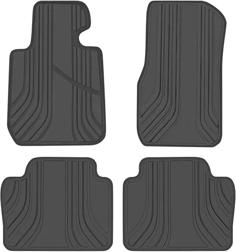 Vista 9 de Tapete de piso de automóvil personalizado para BMW Serie 3/4 2019-2025 G20 G21 M3(G80) M4(G83) i4(G26), juego de forros de goma negro y azul