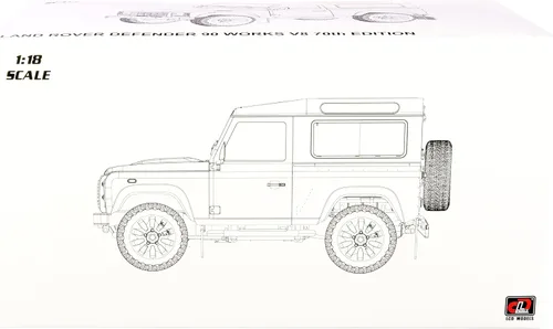 Vista 4 de 1/18 Defender 90 Works V8 70Th Edition 2018 LCD18007-Si