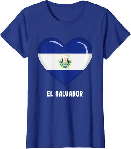 Vista 57 de Camiseta Bandera de El Salvador Camiseta salvadoreña