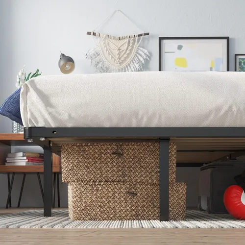 Vista 8 de Base inteligente MyEuro de Sleep Master. Soporte de colchón de tablillas de madera, Acero, Negro