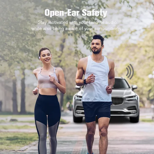 Vista 9 de Xmenha Audífonos Sobre la Oreja Audífonos Abiertos Audífonos Sobre la Oreja Audífonos de Conducción Ósea por Aire Audífonos de Conducción Ósea por