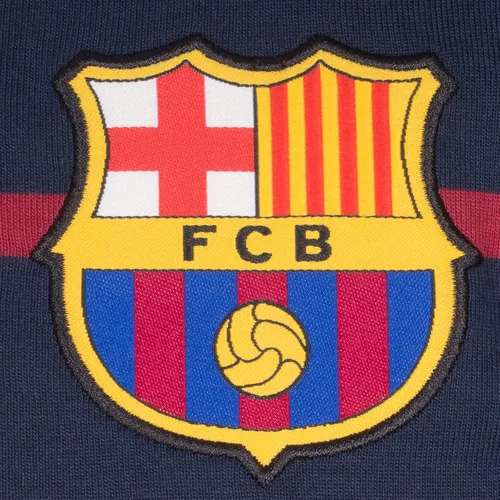 Vista 3 de FC Barcelona - Camiseta polo a rayas para hombre