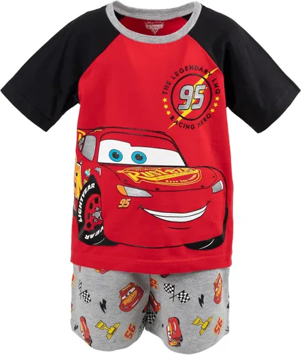 Vista 6 de Disney Pixar Cars Mickey Mouse King Toy Story Buzz Lightyear - Conjunto de camiseta gráfica y pantalones cortos de rizo francés
