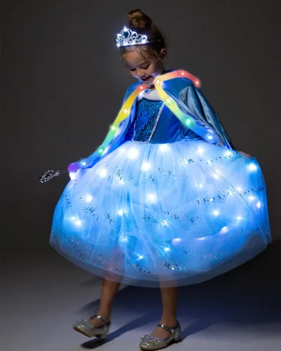 Vista 6 de Capa de princesa para niñas
