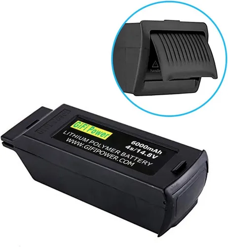Vista 6 de Beacon Pet 6000mah 4S 14.8V batería LiPO de alta potencia compatible con YUNEEC Typhoon H Drone (1 paquete)