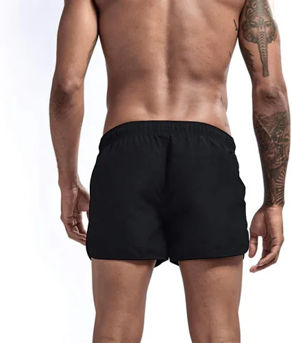 Vista 7 de MICOZIFY Pantalones cortos de entrenamiento de gimnasio para hombre, pantalones cortos de entrenamiento de 3 pulgadas, pantalones cortos de gimnasio