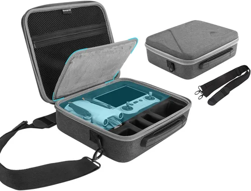 Vista 9 de Mini 3 Funda para DJI Mini 3/Mini3 Pro Cámara Drone RC Accesorios RC-N1 Controlador Remoto Hélices Cargador de Batería Joysticks Cables Correa Bolsa
