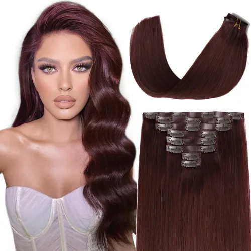 Vista 63 de Lacer Extensiones de cabello humano Remy sin costuras, color negro #1, ultra fino, doble trama de poliuretano, invisible, 7 unidades, 4.33 oz