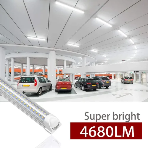 Vista 2 de Lámpara LED de tienda de 3 pies, tubo T8 en forma de V, 30 W, 4680 lm, 6000 K, lámpara LED enlazable para tienda, tubo de luz de 3 pies, eléctrica