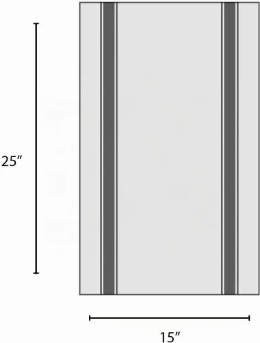 Vista 9 de Paquete de 30 paños de cocina de 100 % algodón con rayas azules, paños de cocina de 15 x 25 pulgadas, paños de cocina para lavar platos, trapos