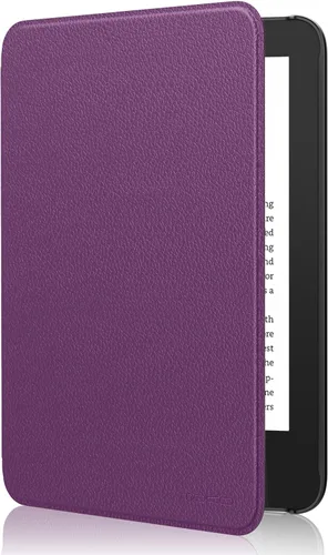 Vista 32 de MoKo Funda para Amazon Kindle Basic de 11ª generación 2024/2022 de 6", color negro mezclilla Cubierta ligera para Kindle Basic de 11ª