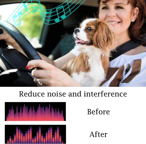 Vista 6 de Aislador de ruido de audio para coche, filtro de radio, eliminador de ruido para auto, camión, barco, altavoces, amplificador, ecualizador, señal RCA