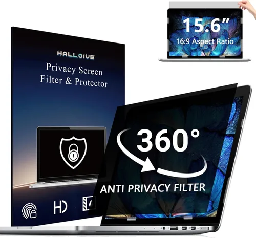 Vista 21 de Pantalla de privacidad magnética colgante de 21.5 pulgadas para monitor de pantalla ancha de 16:9, pantalla de privacidad extraíble, antirreflejos