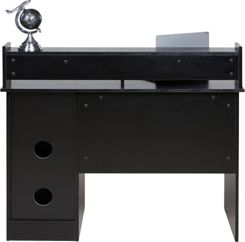Vista 8 de OneSpace - Escritorio para computadora, Madera, Negro