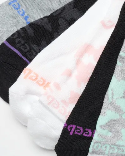 Vista 4 de Reebok Calcetines acolchados de corte bajo transpirables para mujer (12 unidades)