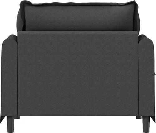Vista 5 de Sofá deshuesado con borde con falda, sofá de burbujas de gran tamaño con reposabrazos de pétalos, sofá cama de chenilla para la sala, espuma de alta